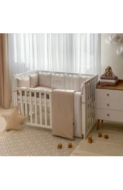 Комплект постельного белья для новорожденного Арт Дизайн Cutey, цвет капучино, арт. 239112
