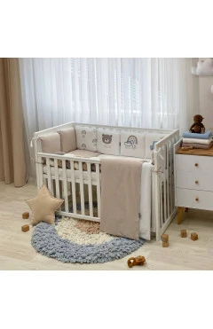 Комплект постельного белья для новорожденного Hello Bear капучино Арт Дизайн, арт. 23933
