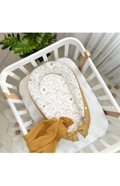 Кокон Baby Design Дино горчица, арт. 501928