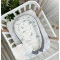 Кокон Baby Design хмари сірі з місяцем, арт. 5019487