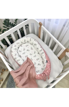 Кокон Baby Design Baby сірo-пудровий, арт. 5019461