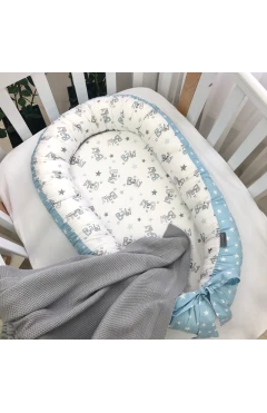 Кокон Baby Design Baby серо-голубой, арт. 5019462