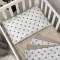 Змінний комплект постільної білизни Baby Mix сіро-бежеві серця, арт. 391541