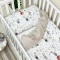 Сменный комплект постельного белья Baby Mix зайцы на лестнице бежевый, арт. 39189