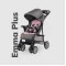 Прогулочная коляска Lionelo EMMA PLUS PINK SCANDI, серый