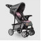 Прогулочная коляска Lionelo EMMA PLUS PINK SCANDI, серый