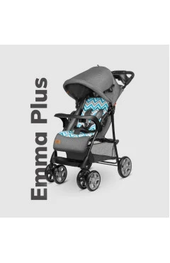 Прогулянковий візок Lionelo EMMA PLUS BLUE SCANDI, сірий