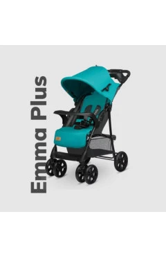 Прогулочная коляска Lionelo EMMA PLUS VIVID turquoise, бирюзовый