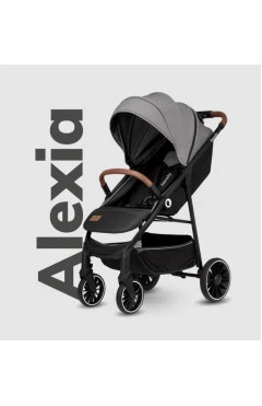 Прогулочная коляска Lionelo ALEXIA GREY STONE,серый