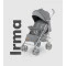 Прогулочная коляска Lionelo IRMA grey, серый