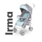 Прогулочная коляска Lionelo IRMA mint серый/ментол