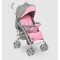 Прогулочная коляска Lionelo IRMA pink, серый/розовый
