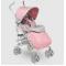 Прогулочная коляска Lionelo ELIA TROPICAL PINK,розовый,  код товара: LO-ELIA TROPICAL PINK