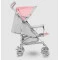 Прогулочная коляска Lionelo ELIA TROPICAL PINK,розовый,  код товара: LO-ELIA TROPICAL PINK