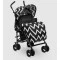 Прогулочная коляска Lionelo ELIA OSLO black/white, черный/белый