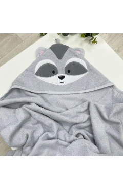 Полотенце-уголок Енотик серый, арт. 9200193