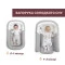 Эргономичный матрас-кокон 3 в 1 Chicco Mommy Pod Grey, кол.47,  код товара: 87166.47