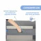 Детская кроватка 3 в 1 Next2Me Forever, цв.27, арт. 79650.27