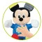 Игрушка-ночник мягкая clementoni baby mickey, серия disney baby, арт. 17206