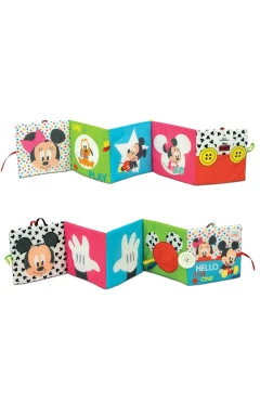 Игрушка-книга мягкая Clementoni "Soft Book", серія "Disney Baby"