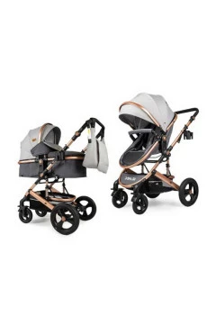 Коляска Ninos BRAVA NEW grey, арт. NB2021NEWGG