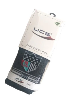 Колготки для хлопчика сірий/бірюза UCS, арт. 23040