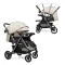 Коляска NINOS MAXI 2 light grey graphite, арт. NM2025LB