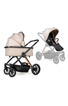 Коляска 2в1 Ninos Estrella beige gold, арт. NE2024BGG