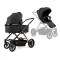 коляска 2в1 ninos estrella black gold, арт. NE2024BLG