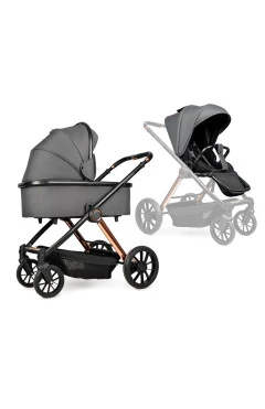 Коляска 2в1 Ninos Estrella grey gold, арт. NE2024GRG
