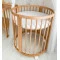 Овальная кроватка Royal Sleep 9в1 натуральный бук, арт. 3610