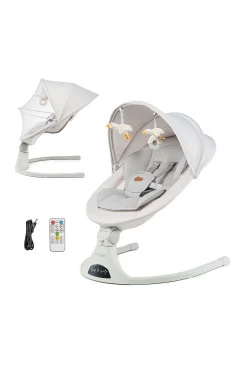 Крісло-гойдалка Kinderkraft Tulsy beige, арт. 00-00305327