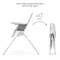 Стульчик для кормления Kinderkraft Binci light grey, арт. 00-00305331