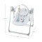 Кресло-качалка Kinderkraft Swingee grey (KBSWIN00GRY0000), арт. 00-00305342