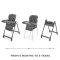 Стілець для годування Kinderkraft Tulo grey (KHTULO00GRY0000), арт. 00-00305344