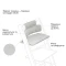 Текстиль для Tripp Trapp Classic от 18 мес цвет колосок пшеницы Wheat Cream, арт. 100380