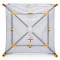 Манеж CUBO 100*100 оранжевый,  код товара: CUBO