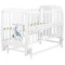 Кровать Babyroom Жирафик маятник, откидной бок DJMO-02  бук белый,  код товара: 625359