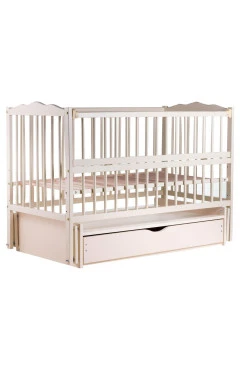 Кровать Babyroom Веселка маятник, ящик, откидной бок DVMYO-3 бук слоновая кость, арт. 622151