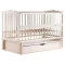 Кровать Babyroom Веселка маятник, ящик, откидной бок DVMYO-3 бук слоновая кость, арт. 622151