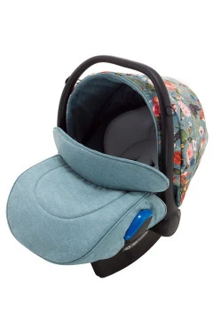 Автокресло Adamex Kite Flowers FL4 голубой (цветы)