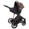 Автокресло Adamex Kite Flowers FL1 черный (цветы), 625778