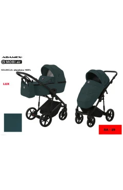 Коляска 2 у 1 Adamex Mobi Air (Thermo) ECO шкіра 100% SA-29