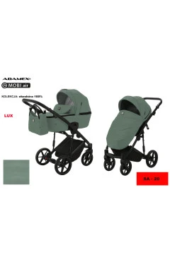 Коляска 2 у 1 Adamex Mobi Air (Thermo) ECO шкіра 100% SA-20