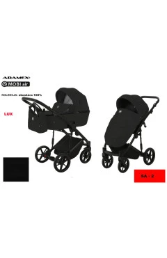 Коляска 2 в 1 Adamex Mobi Air (Thermo) ECO кожа 100% SA-2