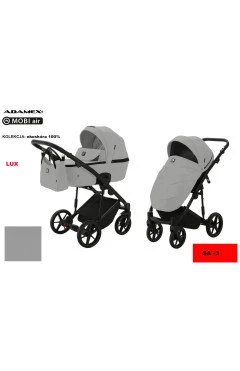 Коляска 2 в 1 Adamex Mobi Air (Thermo) eco шкіра sa-3, арт. 625912