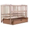 Кровать Babyroom Веселка маятник, ящик, откидной бок DVMYO-3  бук светлый (натуральный),  код товара: 622007