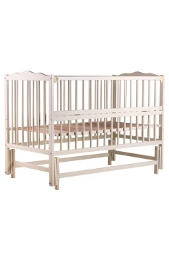 Ліжко Babyroom веселка маятник, відкидний бік DVMO-2 бук слонова кістка, арт. 622003