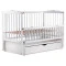 Кровать Babyroom Веселка маятник, ящик, откидной бок DVMYO-3  бук белый,  код товара: 622152