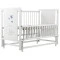 Кровать Babyroom Медвежонок M-02 маятник, откидной бок  бук белый,  код товара: 624462